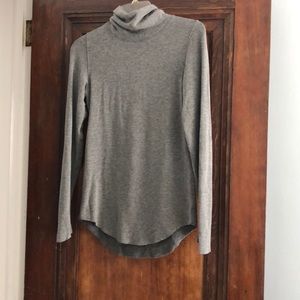 Gray turtleneck